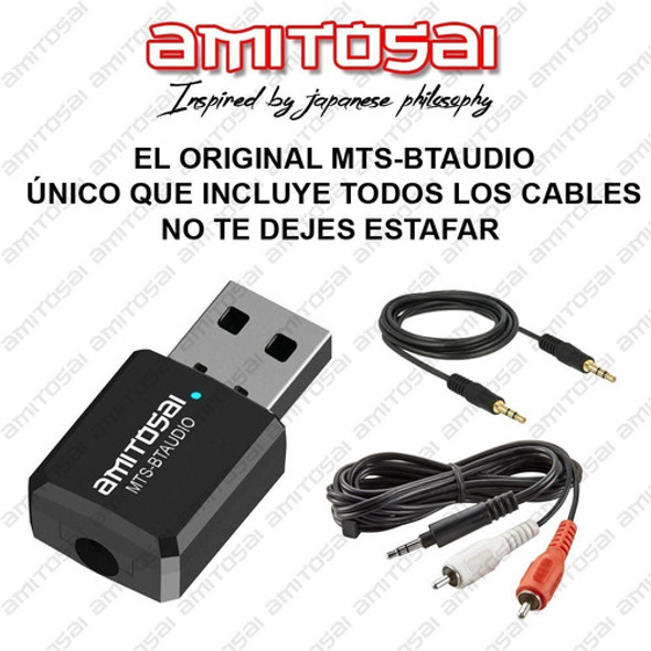 Transmisor Receptor Bluetooth Converti Parlante En Bluetooth 1