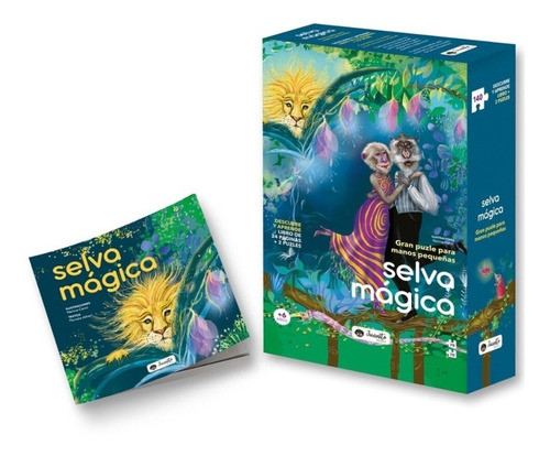 2 Puzzles + Libro Juanito Books Selva Mágica 0