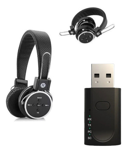 Transmissor/receptor Bluetooth Tv + Fone De Ouvido Headphone 1