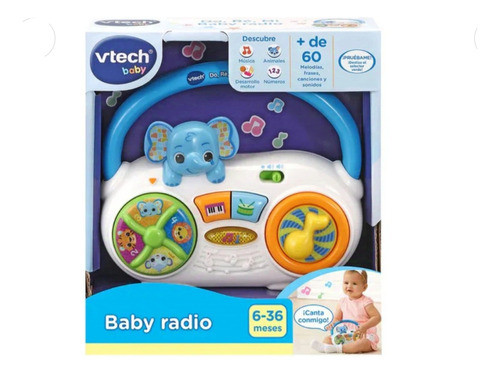 Vtech Baby Radio Descubre Música, Animales ,números Y Más 0