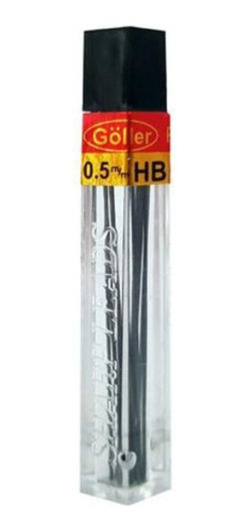Kit 3 Grafite P/lapiseira 0,5 Hb Goller Tubo 12 Minas Cada 1