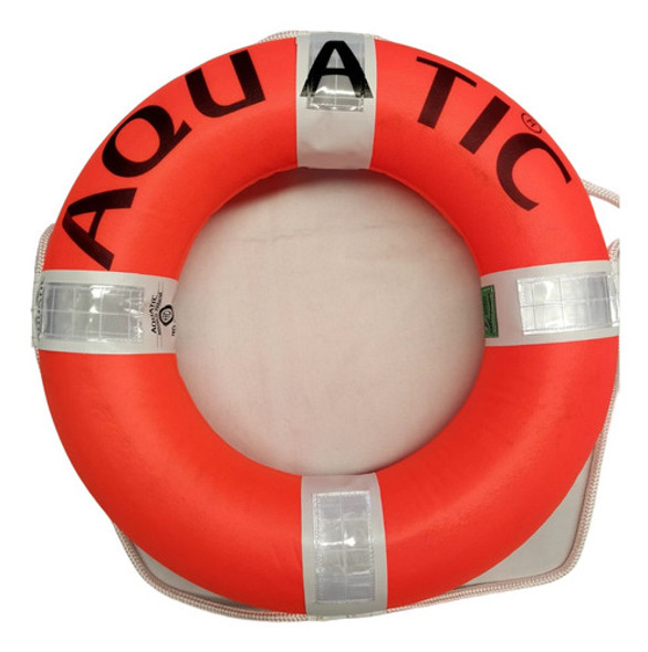 Salvavidas Circular 55 Aquatic Nuevo De 2da Naranja Fluo 0