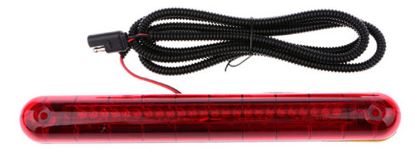 Lâmpada De Luz Traseira Vermelha 24 Led 12v Para Carro, 0