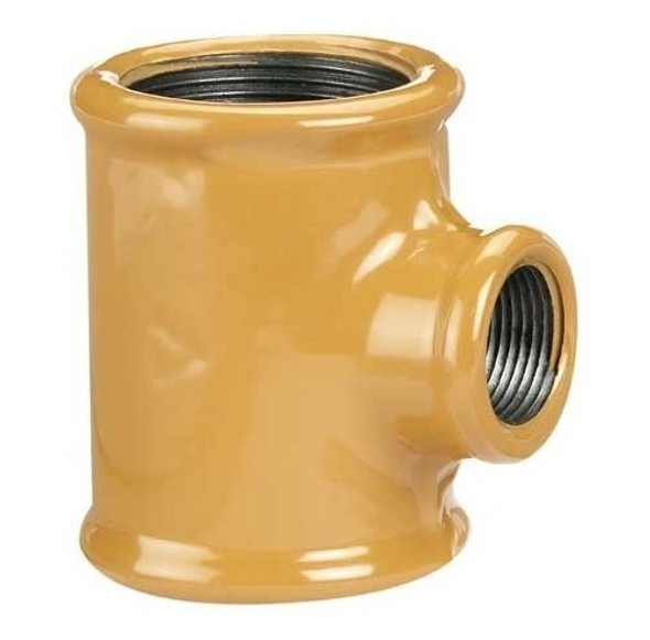 Tee Reducción Central  Hhh Epoxi  De 1 A 1/2 Pulgada. 0