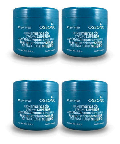 4 Gel For Men Ossono X 250grs High Powerfull , Envio Gratis 0