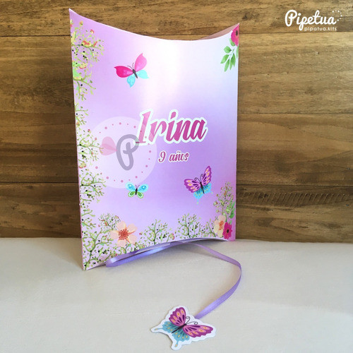 Piñata Mariposas Y Flores Personalizada Cumple Fiesta 1