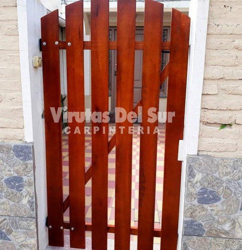Porton Puerta Tranquera De Madera. 1era Calidad!!! 0