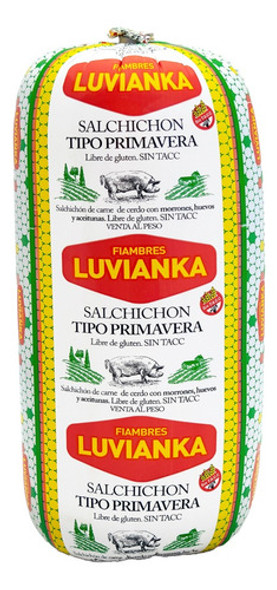 Fiambre Salchichón Primavera Luvianka X 3kg. 0
