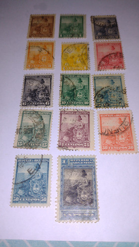 Argentina Estampillas Lote Usadas Años 1899/03 0