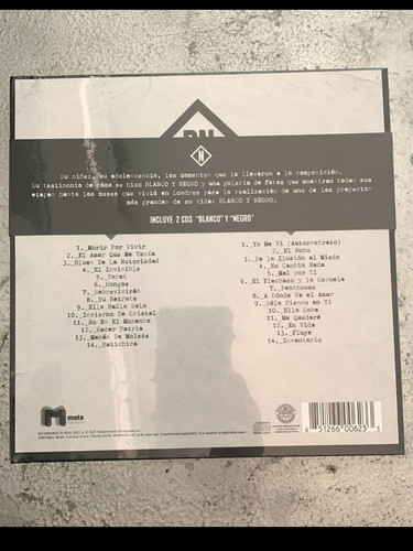 Ricardo Arjona Blanco Negro Libro 2 Cd's 0