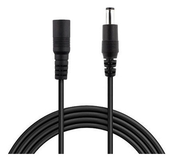 5-pack 10 Pies 5.5 X 2.1mm Dc Extensión Cable Adaptador Ench 1