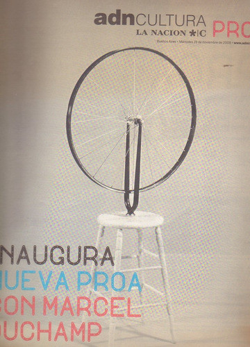 2 Revistas M. Duchamp: Ñ Clarín Nr 270, 2008+adn Cultura Ln 0