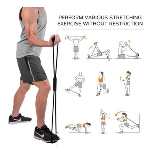 3 Bandas Elásticas Resistencia-goma Pilates-forma 8 -ban2786 0