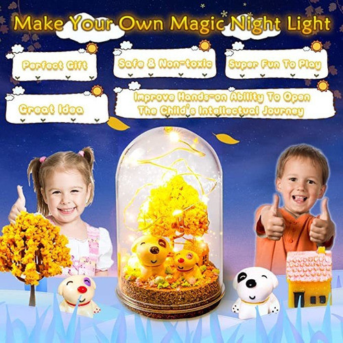 Heykiddo Make Your Own Magic Night Light - Kit De Manualida. 1