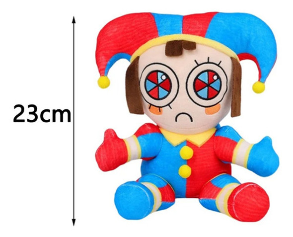 1 Peça De Boneca De Pelúcia The Digital Circus - 25 Cm Pomni 1