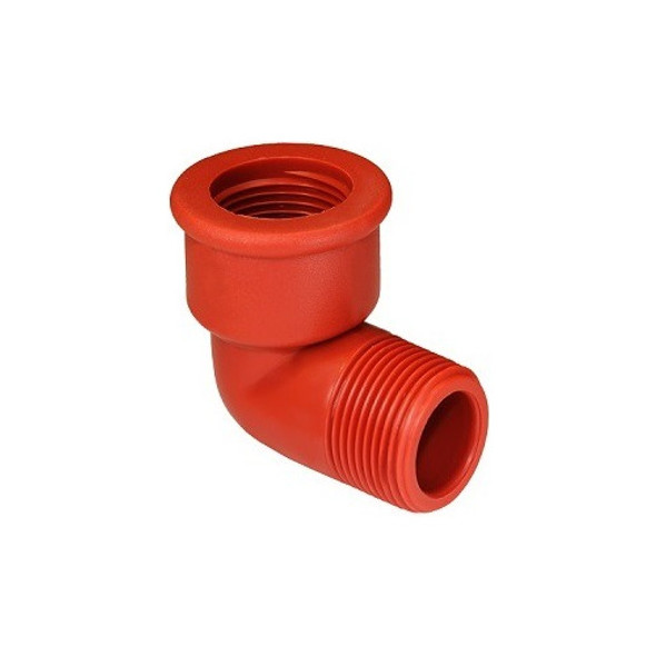 Codo Plástico 90° Macho Hembra Polipropileno 1  Pulgada Mh 0