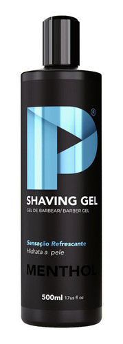 Shaving Gel De Barbear Play Barber 500g Menthol Combo 9 Unid 1