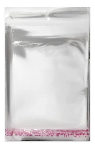Saquinho Plástico Transparente Com Furo 12x15 | 100 Unidades 0