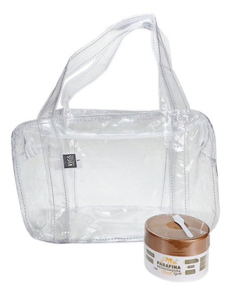 Parafina Bronzeadora Fps8 120gr + Bolsa Praia Transparente 0