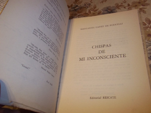 Chispas De Mi Inconsciente - Margarita Capiet Puricelli 1