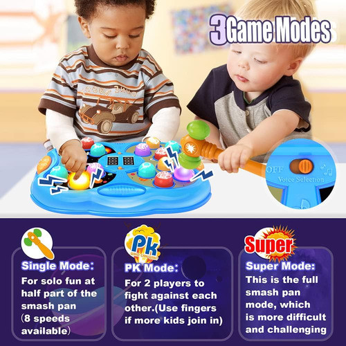 Juego Whack A Mole, Juguete De Aprendizaje Montessori Para N 1