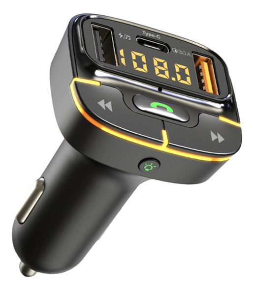 Transmisor Bluetooth Para Auto Reproductor Mp3 Fm 0