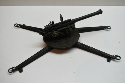 Antiguo Cañon Antiaereo Solido 105f France 1960's 1