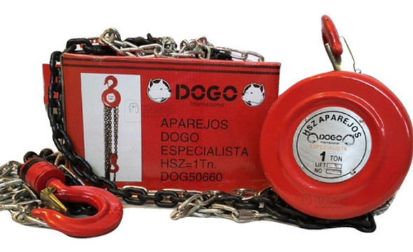 Aparejo A Cadena Dogo Especialista 1 Tonelada - Insei 0