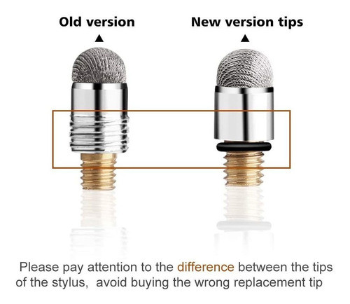 Puntas Para Lapiz Capacitivo Optico 7 Piezas Punta Fibra 1