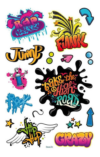 Wallsticker Grafitti 32.5x50cm Muresco 1627 0