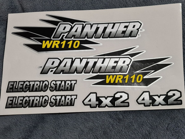 Calcos Cuatriciclos Panther Wr110  110 Envio A Todo El Pais 0