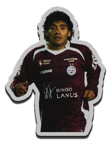 Parche Termoadhesivo Maradona Y Lanus 0