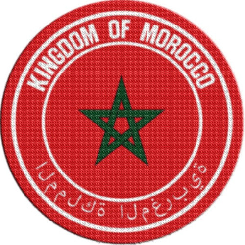 Parche Escudo Circular Marruecos M01 0