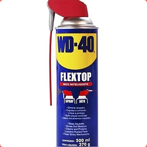 Kit 2 Oleos Desengripantes 500ml/370g Flextop Wd40 0