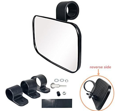 Bestong 1 Pc Utv Claro Vista Posterior Espejo Central Carcas 1