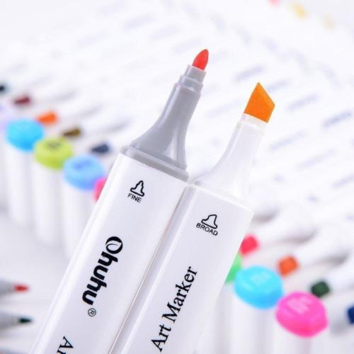 Ohuhu Dual Tips Art Sketch Twin Marker Pens (40 Pcs) Rotulad 1