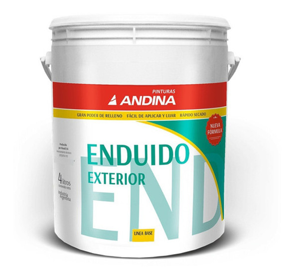 Enduido Exterior 1lt Andina - Pintunet2007 Oferta!!! 0