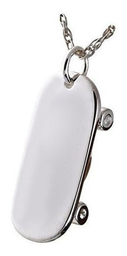 Memorial Gallery 3856gp Skateboard 14k Goldsterling Plateado 0