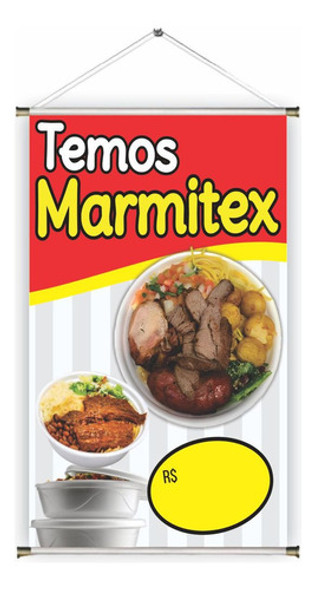 Banner Pronto Marmitex Ref 335 45x70 Cm (arte Pronta) 0 Banner Pronto Marmitex Ref 335 45x70 Cm (arte Pronta) 0
