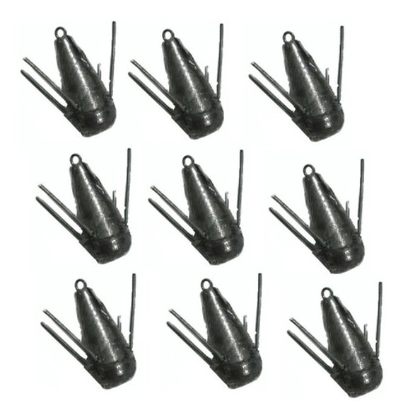 Plomo Plomada Pesca Mar Con Destrabe Cruceta 120grs 0