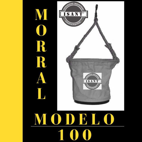 Balde O Morral De Lona Con Fondo  De Goma Inyectado. 0