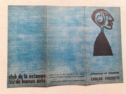 Catalogo Club De La Estampa Buenos Aires Carlos Fossatti 0