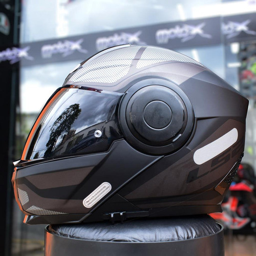 Viseira Fume Capacete Ls2 Ff902 Scope Articulado Robocop 1