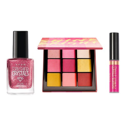 Kit De Maquillaje Barbie Full Pink Para Regalo Avon Quince 0