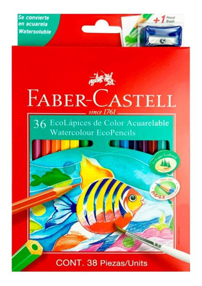 Lapices De Colores Acuarelables X 36 Faber Castell 0