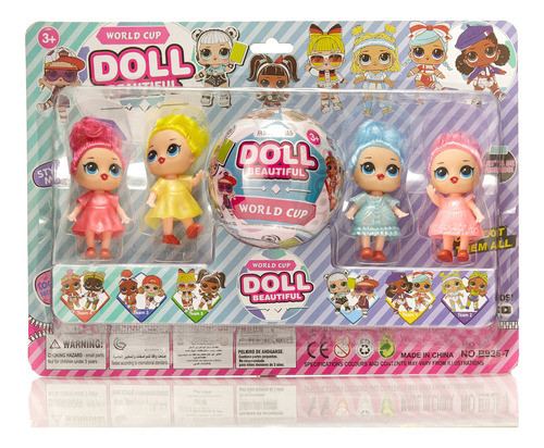 Lol Doll Set Con Esfera Sorpresa 4 Muñecas Reyes Magos 0