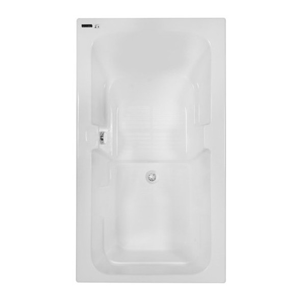 Bañera Simple De Fibra De Vidrio 1.20x0.8 M 0