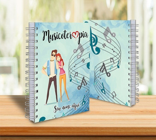 Caderno Universitário Musicoterapia Personalizado C/100fls 1