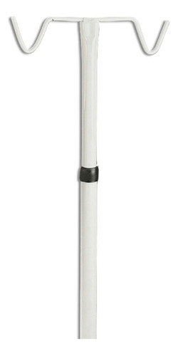 Porta Suero 2 Ganchos Pie Base Metalica 4 Ruedas Regulable 0