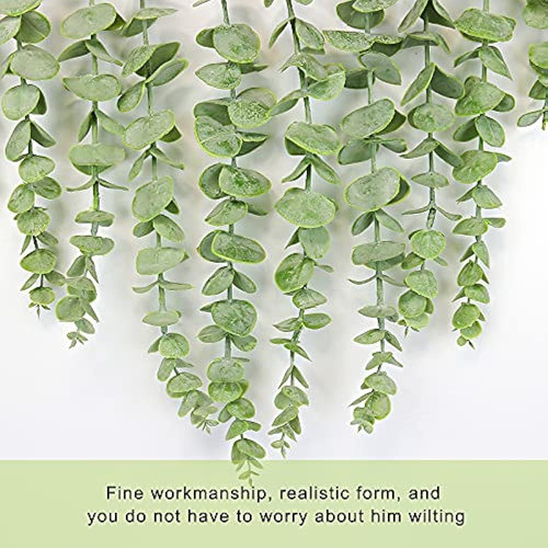 Decoración Para Colgar En La Pared De Eucalipto Artificial: 1